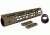 Tacfire AR15 Ultra Slim KeyMod Free Float Hand Guard w/Detachable Rails/Steel. Barrel Nut, Tan, 10in, HG09-T-10