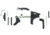 TacFire Lower Parts Kit, Glock 17/19, Black, LPK-GLK
