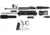 TacFire .45 ACP, 4 inch Upper Receiver Pistol Kit, 14 Pieces, Black, SSPK45ACPLPK4