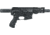 TacFire Short Pistol Buffer Tube Kit w/ Ambidextrous Endplate, 3.5 in, Black, Small, MAR139-B