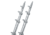 TACO Marine 15' Silver/Silver Outrigger Poles - 1-1/8" Diameter 58990