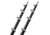 TACO Marine 15' Telescopic Outrigger Poles HD 1-1/2" - Black/Silver 44299