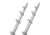 TACO Marine 15' Telescopic Outrigger Poles HD 1-1/2" - Silver/Silver 39135