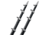 TACO Marine 18' Telescopic Outrigger Poles HD 1-1/2" - Black/Silver 54067