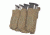 Tacprogear Quad Pistol Mag Pouch w/ Griptite, Coyote Tan, Coyote P-QPGT1-CT