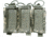 Tactical Assault Gear MOLLE Shingle Pistol Enhanced 3 Magazine Pouch, ABU 814957