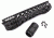 Tactical Edge WARFIGHTER 10 inch Rail System Keymod WRS-KM10, Black 856358007303