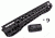 Tactical Edge WARFIGHTER 12 inch Rail System Keymod WRS-Km12, Black 856358007310