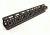 Tactical Edge WARFIGHTER 12 inch Rail System Quadrail WRS-12, Black 856358007273