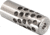 Tactical Precision Manufacturing TPM 22 Cal 1/2x28 Titanium Muzzle Brake, Polished Titanium, 1/2x28, MBR-22-TI