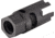 Tactical Precision Manufacturing TPM .22 Cal Titanium Flash Hider, Black, 1/2x28, FH-22-TI-BLK