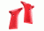buck mark aluminum handgun grip, red