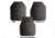 Tacticon Armament AR600 Level 3 Body Armor Plates, 8x10 in, SAPI Cut, Black, STL600-8x10-SAPI