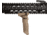Tacticon Armament BattleGrip 5 Foldable Rifle Foregrip, Tan, BG05TN