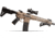 Tacticon Armament BattleGrip 8 Tactical Angled Foregrip, Black, BG08BK