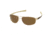 Tag Heuer 0252 Bifocal Prescription Sunglasses, Gold Frame - Dark Brown/Ivory Temples Frame, Polarized Precision Brown Lens, 0252-205BI
