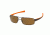 Tag Heuer 0254 Progressive Prescription Sunglasses, Matte Chocolate Frame - Brown/Orange Temples Frame, Outdoor Brown Lens-0254-708PR