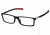 Tag Heuer 0512 Progressive Prescription Eyeglasses, Shiny Black Frame - Shiny Black/Red Temples Frame, Clear Lens-0512-002PR