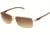 Tag Heuer 0883 Bifocal Prescription Sunglasses, Gold Frame - Dark Brown/Ivory Temples Frame, Outdoor Gradient Brown Lens-0883-204BI