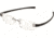 Tag Heuer 7102 Single Vision Prescription Eyeglasses, Ruthenium Frame - Black Temples Frame, Clear Lens-7102-011SV