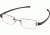 Tag Heuer 7104 Single Vision Prescription Eyeglasses, Ruthenium Frame - Dark Grey Temples Frame, Clear Lens-7104-017SV
