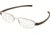 Tag Heuer 7205 Single Vision Prescription Eyeglasses, Pure Frame - Havana Temples Frame, Clear Lens-7205-004SV