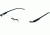 Tag Heuer Automatic Eyeglasses, Matte Black Frame/Black White Temples, Clear Lens 0842-011
