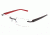 Tag Heuer Black Frame - Shiny Black/Shiny Red Temples, 8103-012