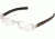 Tag Heuer L-Type 0113 Eyeglasses - Palladium Frame - Alligator Matte Brown Gold/Diamonds,Clear Lens-0113-011