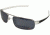 Tag Heuer LRS Sunglasses, Black White Temples, Grey Outdoor Lens 0254-206