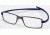 Tag Heuer Reflex 2 Eyeglasses, Anthracite Ceramic Frame/Smart Blue Temples, Clear Lens 3702-019