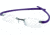 Tag Heuer Reflex 2 Eyeglasses, Dark Frame/Purple Temples, Clear Lens 3745-006