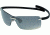 Tag Heuer Rimless Curve Sunglasses, Shiny Palladium Frame/Black Temples, Gradient Grey Outdoor Lens 5106-101