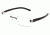 Tag Heuer Track S Eyeglasses, Black Frame/Black Black Temples, Clear Lens 7644-001