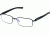 Tag Heuer Trends Rubber Eyeglasses, Matte Black Frame/Black Black Temples, Clear Lens 8005-001