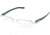 Tag Heuer Trends Sunglasses, Brushed Frame/Carbon Temples, Clear Lens 8203-007