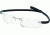Tag Heuer Wide Eyeglasses, Pure Frame/Black Temples, Clear Lens 5201-001