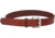 Tagua Gunleather Basketweave Leather Belt, Brown, Size 40, BELD-142