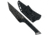 Takumitak Charge Fixed Blade Knife, 5.25in, D2, Tanto, G10 Handle, Black Stonewash, TKF215SW