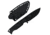 Takumitak Easy Night Fixed Blade Knife, 4.25 in Blade, 3cr13, Black, TKF304