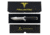 Takumitak Escort Fixed Blade Knife, 5.5in, D2, Drop Point, G10 Handle, Silver, TKF213SL