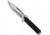 Takumitak Escort Fixed Blade Knife, 5.5in, D2, Drop Point, G10 Handle, Silver, TKF213SL