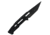 Takumitak Heat Fixed Blade Knife, 4.5 in Blade, 3cr13, Black, TKF301