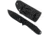 Takumitak Takumi Fixed Blade Knife, 4.5in, D2, Drop Point, G10 Handle, Black, TKF208BK