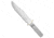 Tallen Predator Fixed Blade Knife, 8.00in, Stainless Steel, Clip Point Blade, Handle, Silver, 13.00 inch, BHQ-39752