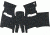Talon Grips Firearm Grips, Black - Granulate, Fits Sig Sauer P250/P320 Compact Medium Grip Modul, 001G