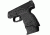 Fits Walther PPS w/Mag Extension, Black, Rubber