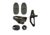TANDEMKROSS Browning Buck Mark Race Gun Kit w/Halo Charging Ring/Victory Trigger/Titan Extended Mag Release/VictoryPro Extended Base Pad, Black TK12N0254BLK1