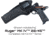 TANDEMKROSS Side Switch Nylon Ambidextrous Belt Loop Holster For Ruger MK Series, 22/45 Browning Buck Mark, and Smith &amp; Wesson SW22 Victory, Black, TK00N0367BLK1