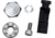 TANDEMKROSS Titan Extended Magazine Release for Ruger MK/II/III/IV 22/45, Black Button/Paddle, Silver, TK26N0247SLV1